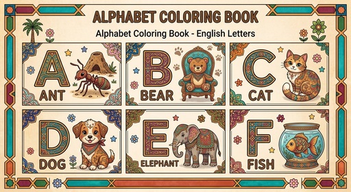 Livre coloriage lettres